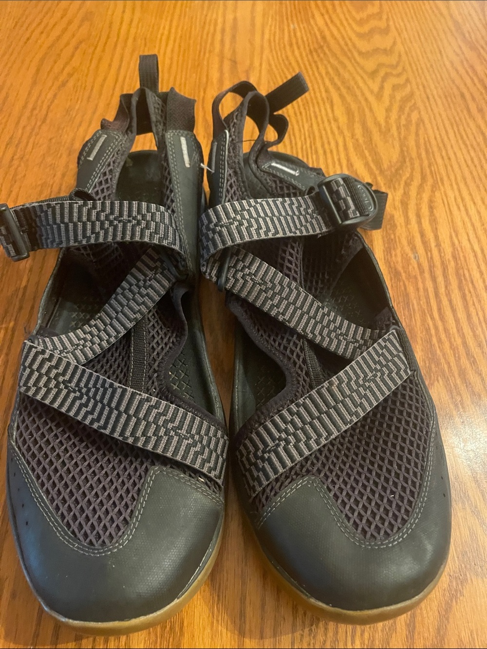 Chaco Men’s Black Strappy Mesh Sandals